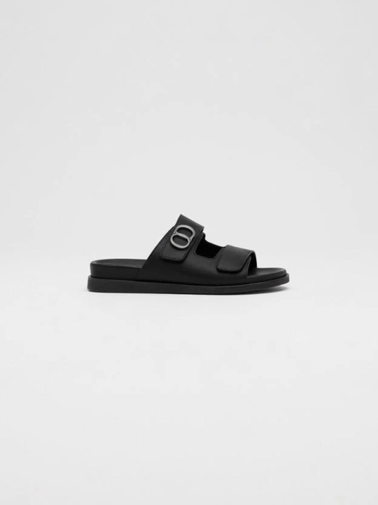 Classic Leather Slide-Klassik charm shippak