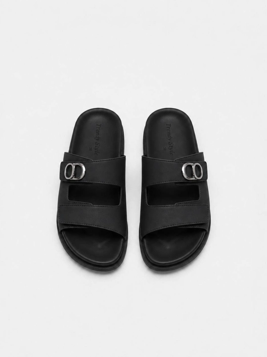 Classic Leather Slide-Klassik charm shippak