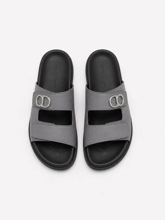 Classic Leather Slide-Klassik charm shippak