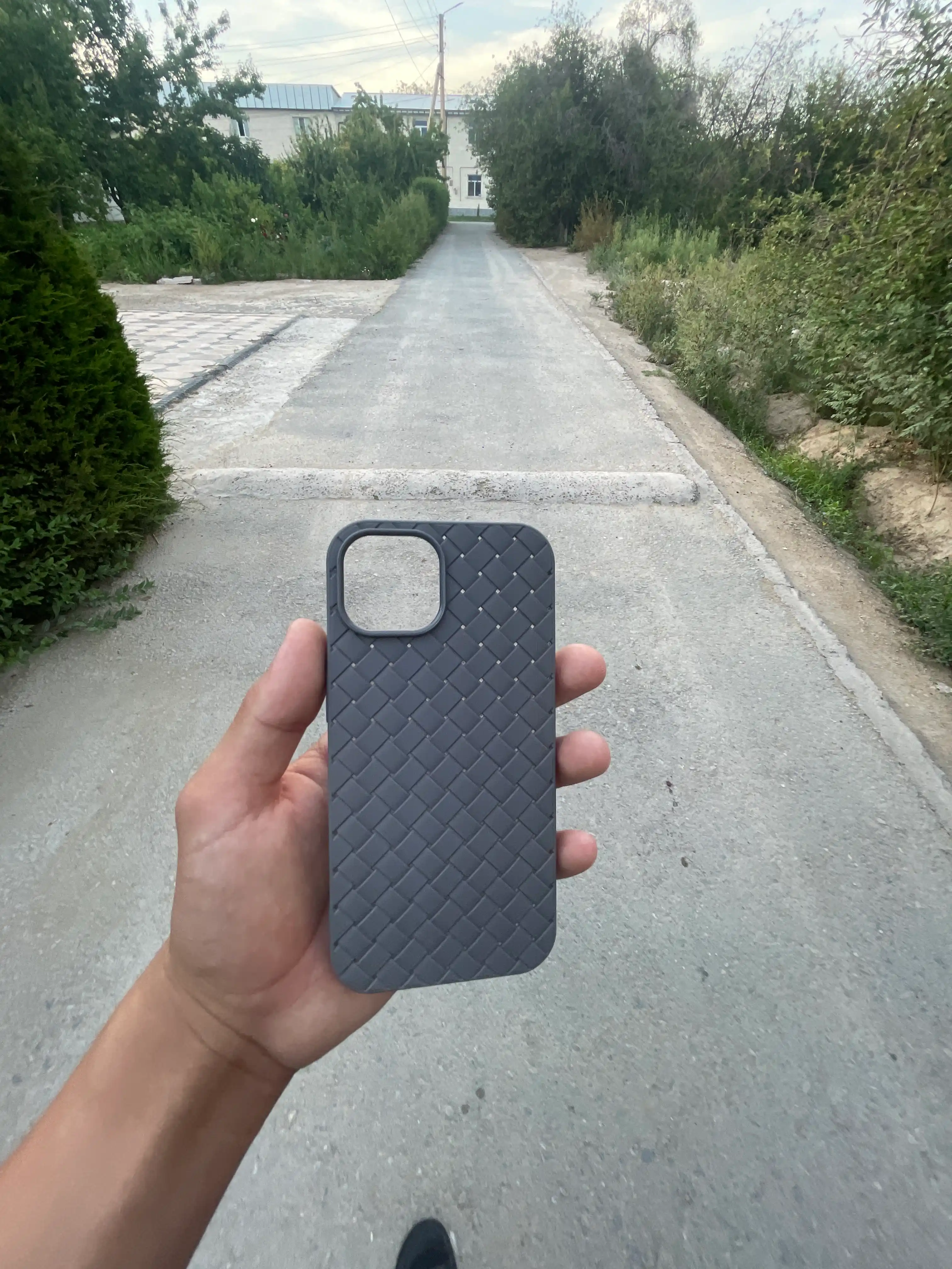Плетеный чехол для iPhone, от XS до 16 Pro Max, защита камеры, стильный аксессуар
