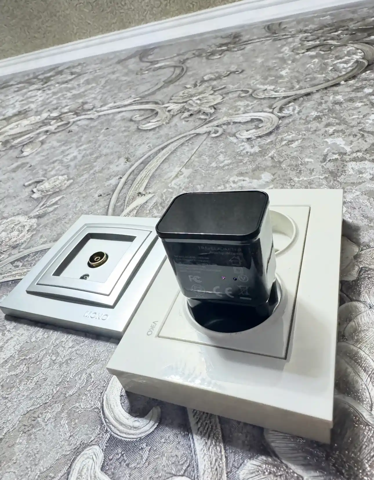 Mini kamera, adapter, 4K, xavfsizlik, harakat sensori; iOS va Androidni quvvatlash