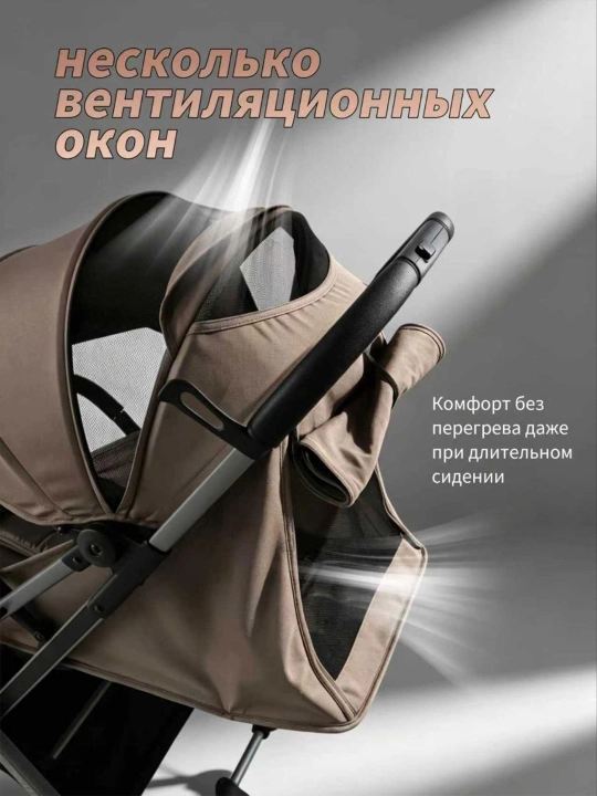 Детская коляска – лёгкая, с корзиной, от 0 до 3 лет