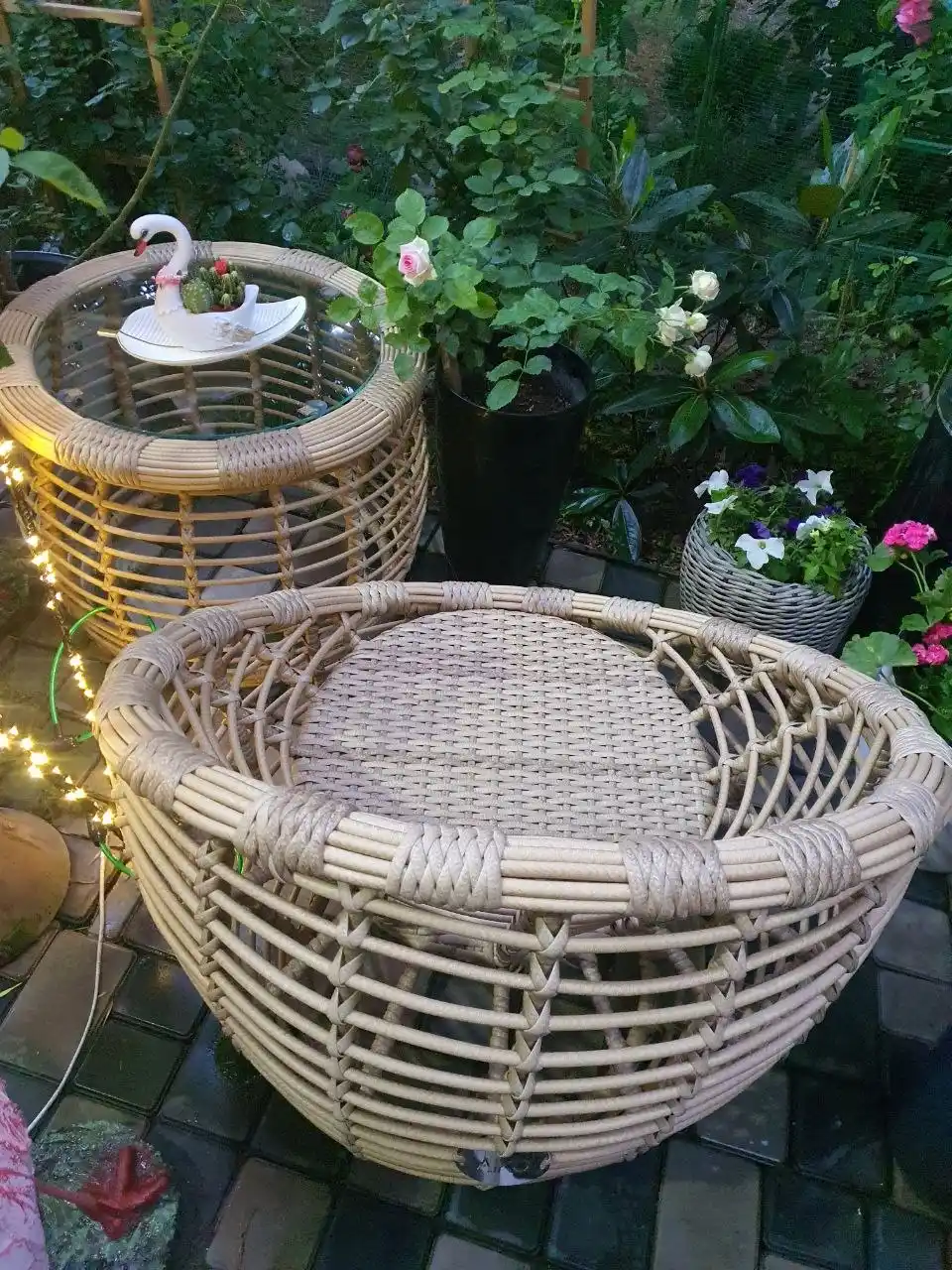 AIKO Bubble kreslosI, uy va ochiq maydonlar, kafe va restoranlar uchun, bog‘ mebeli