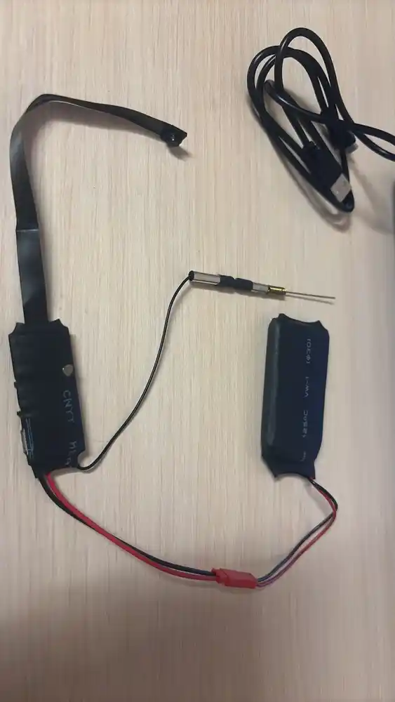 Mini FULL HD kuzatuv kamerasi, 1080p USB + batareya
