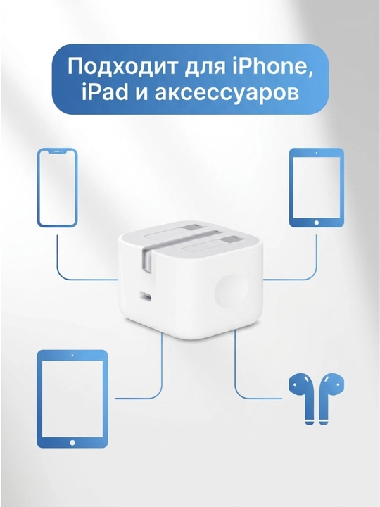 IPhone ORG quvvat bloki, 20W kallak, Type-C tezkor quvvatlash