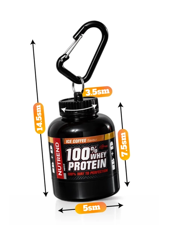 Protein idishi, sport ovqatlari uchun konteyner, 100 ml 200 ml