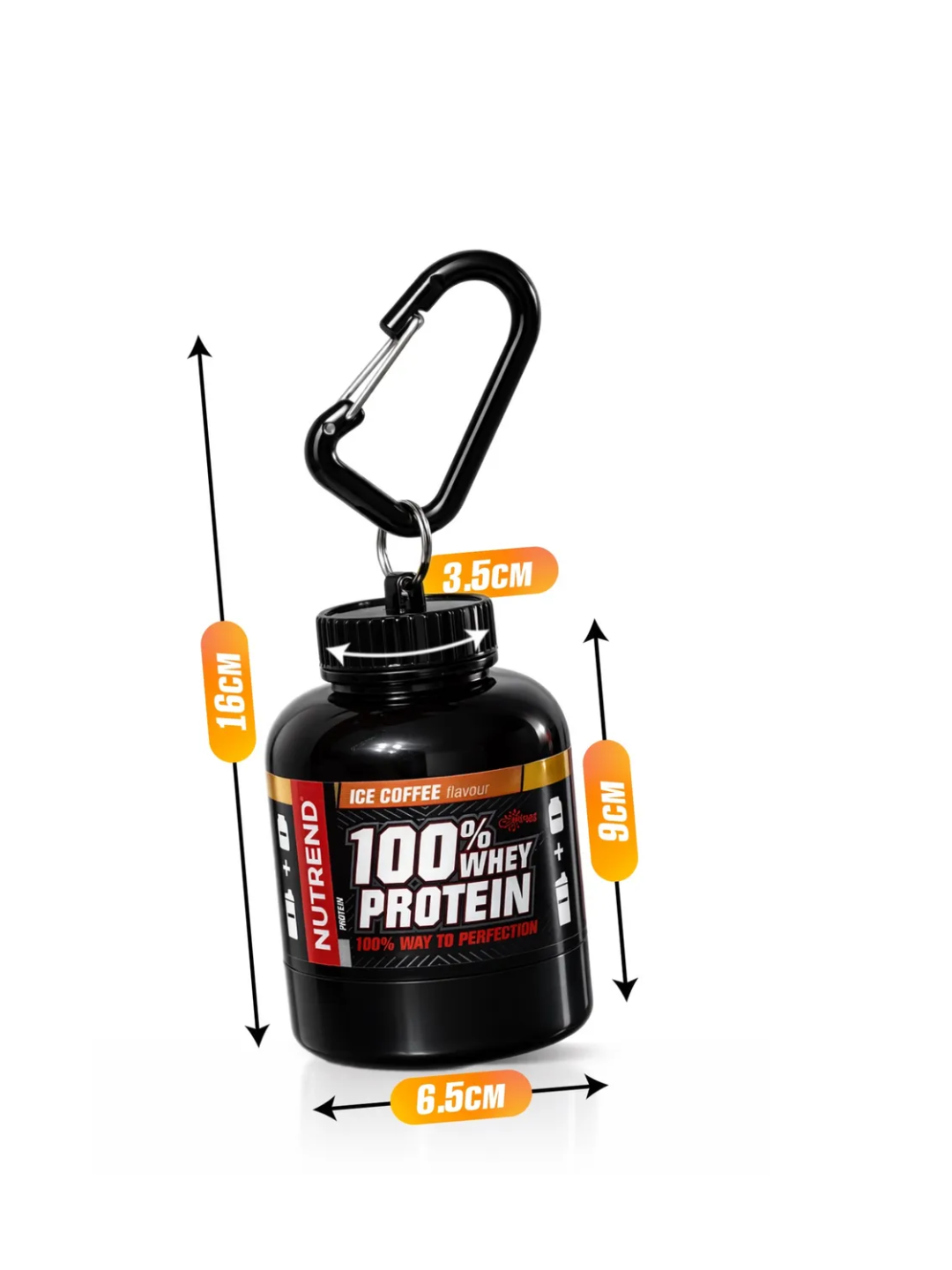 Protein idishi, sport ovqatlari uchun konteyner, 100 ml 200 ml