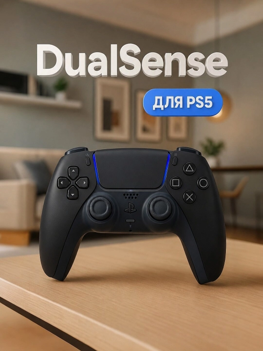 Геймпад DualSense Playstation 5, черный - 
