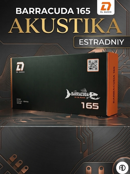DL Audio Barracuda 165 V.2 ORG — Baland ovozli o'rta chastotali dinamiklar 16 sm (75 Vt)