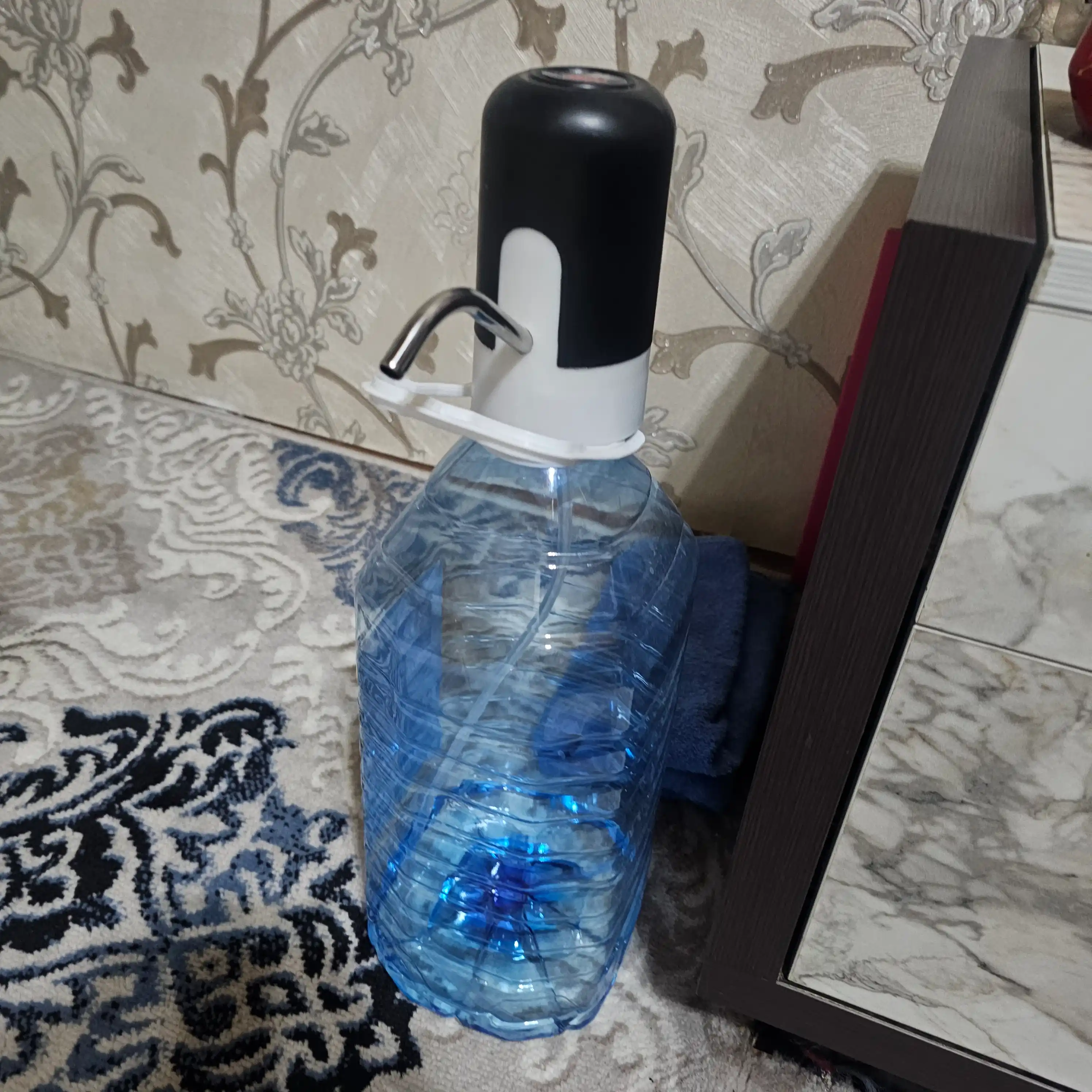 Помпа для воды электрическая, складной насос для бутылей, USB зарядка