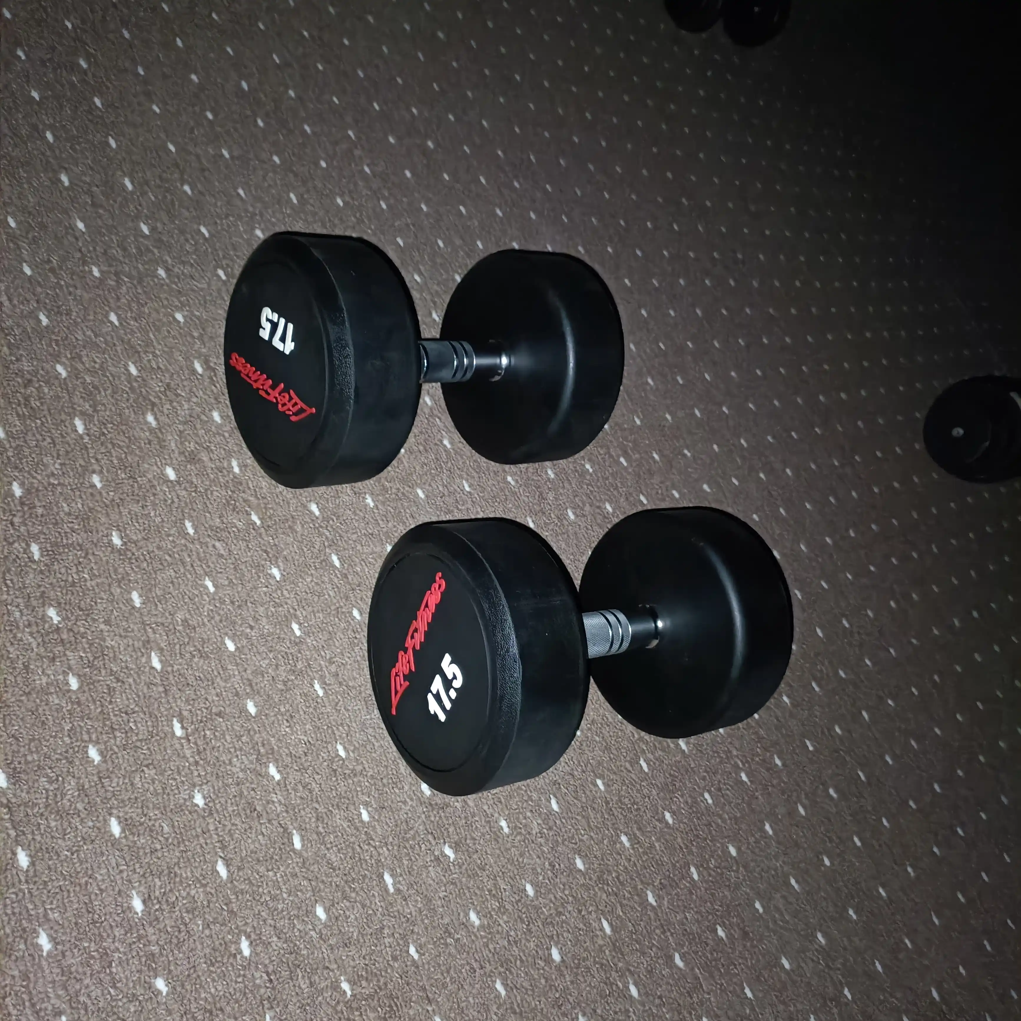 Гантели DreamFit для фитнеса и тренировок, профессиональные цельные гантели 2 шт, 2.5–25кг