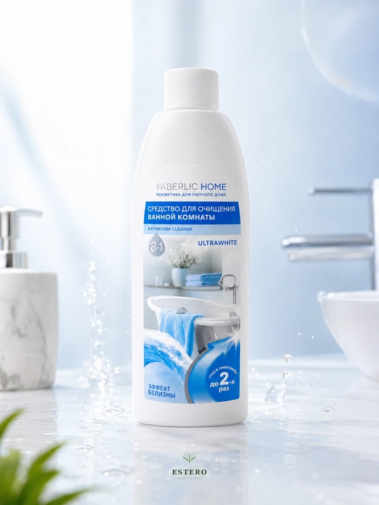 Home UltraWhite средство для очищения ванной — эффект белизны в 2х эффективнее  - 