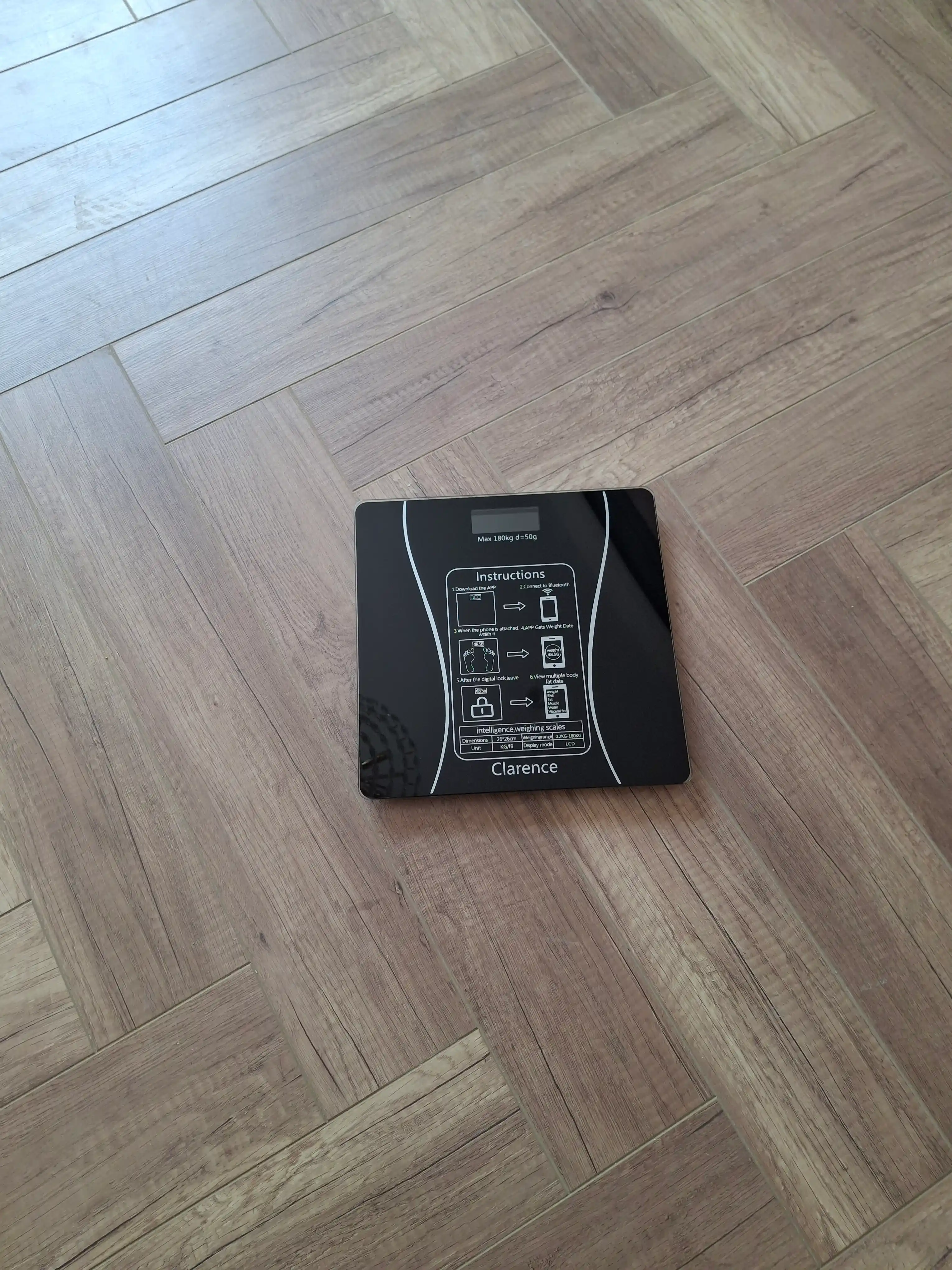 Sog‘lom turmush tarzi uchun aqlli tarozi, fitnes, 180 kg gacha