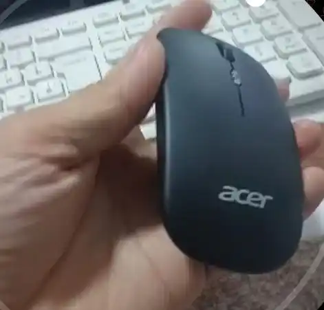 Simsiz sichqoncha Lenovo Wireless Mouse W10, RGB yoritgichli, Bluetooth + 2.4G