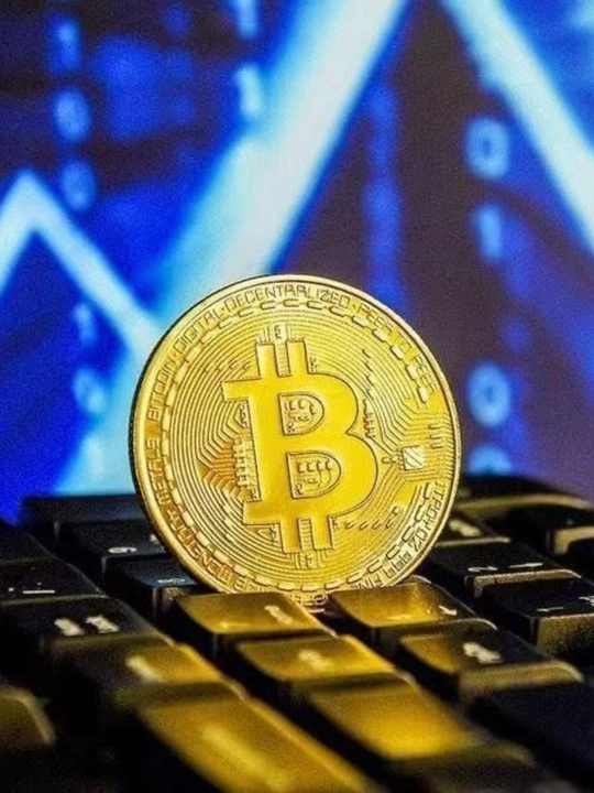 Монета биткоина, Металлическая монета для коллекции