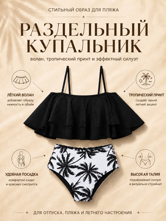 Ayollar cho‘milish kiyimi, alohida, qizlar va ayollar uchun, kupalnik, malomerka