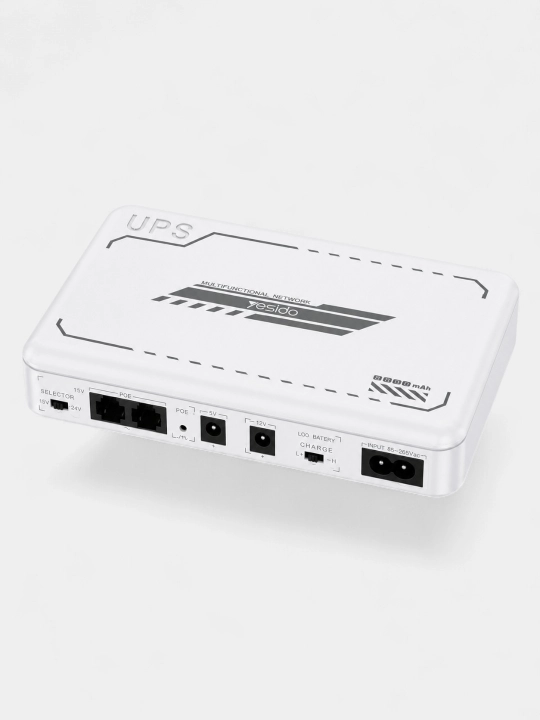 Ini UPS quvvat manbai Yesido YP74E, 8800 mAh, 25 W, DC USB PoE LAN RJ45, router uchun
