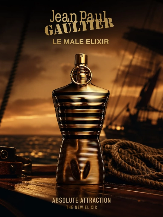 Erkaklar atiri Le Male Elixir 125 ml — uzoq saqlanuvchi parfum
