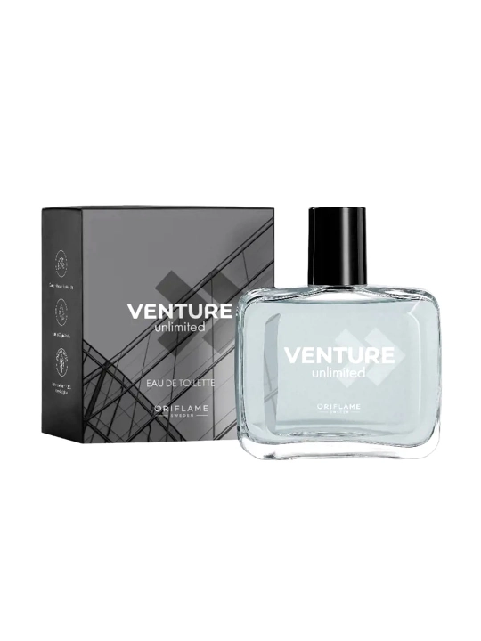 Venture Unlimited erkaklar uchun Xushbo'ylangan suv 100 ml uzoq muddatli