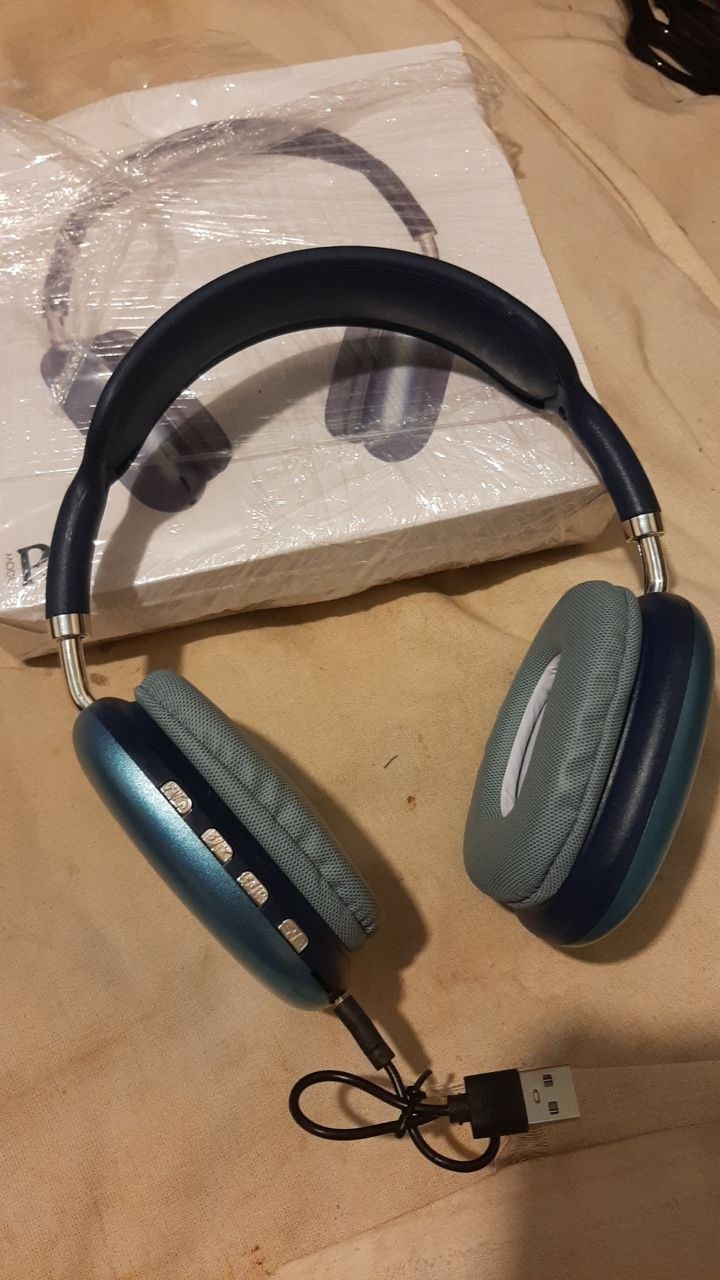 Simsiz quloqchinlar P9 Bluetooth, mikrofonli, to'liq o'lchamli