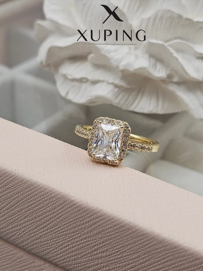 Кольца для девочек и женщин, Xuping — 1001PRT-XUPINGRING4-БЕЖМЕЛ-18