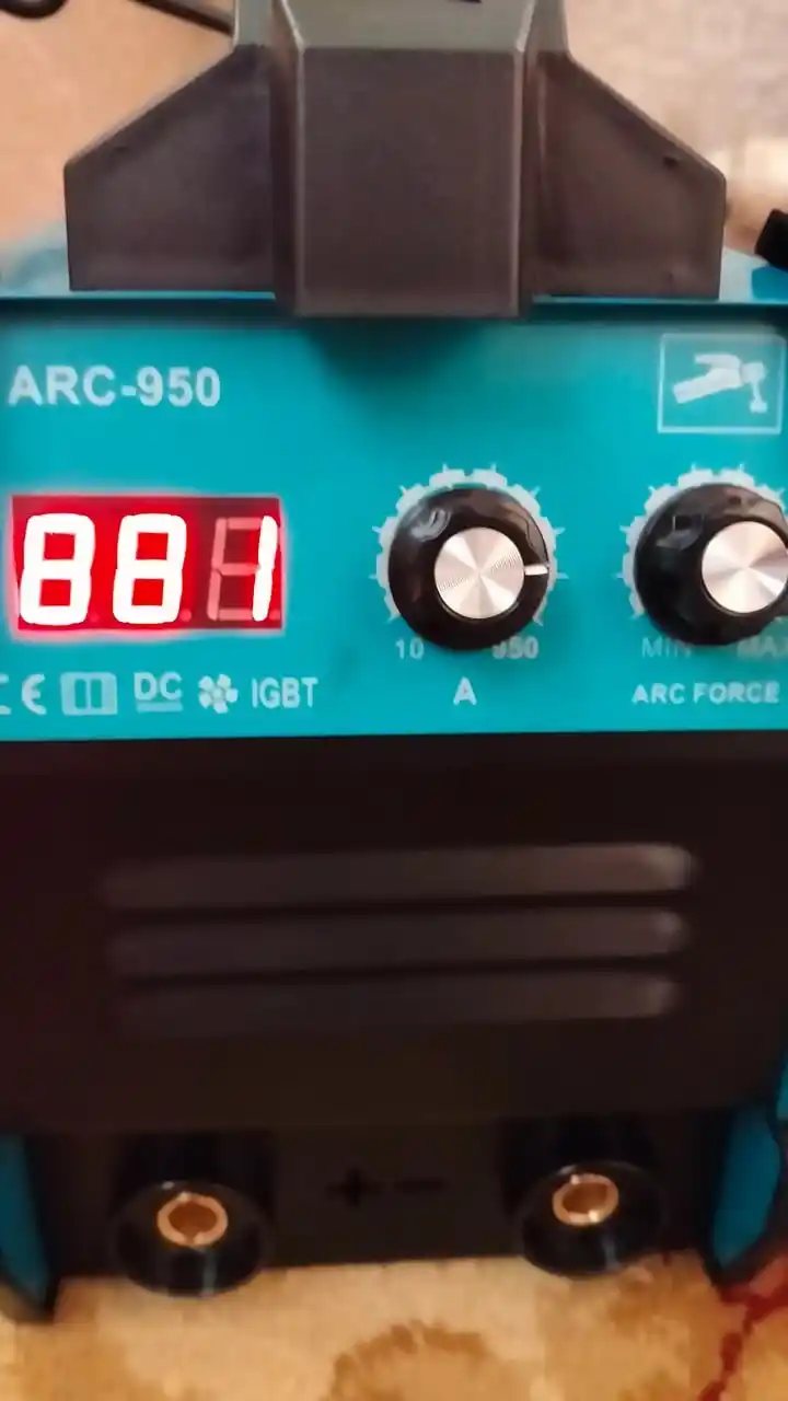 ARC-950 kuchli payvandlash qurilmasi, IGBT texnologiya, 230 V