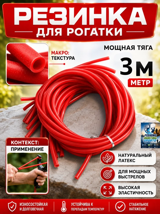 Готовые резинки для рогатки