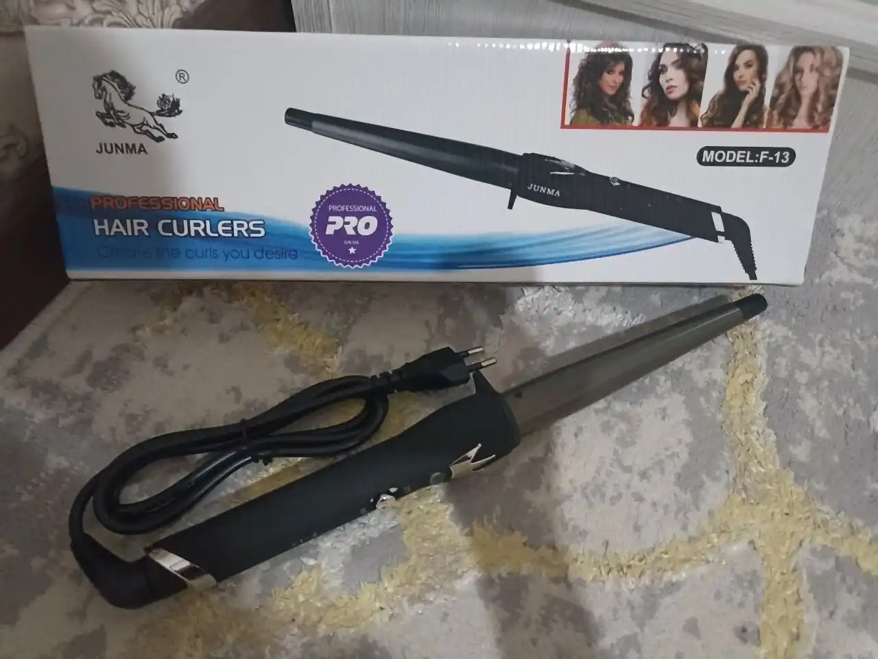 Плойка - Junma для создания локонов, диаметр 13–25 мм, без зажима