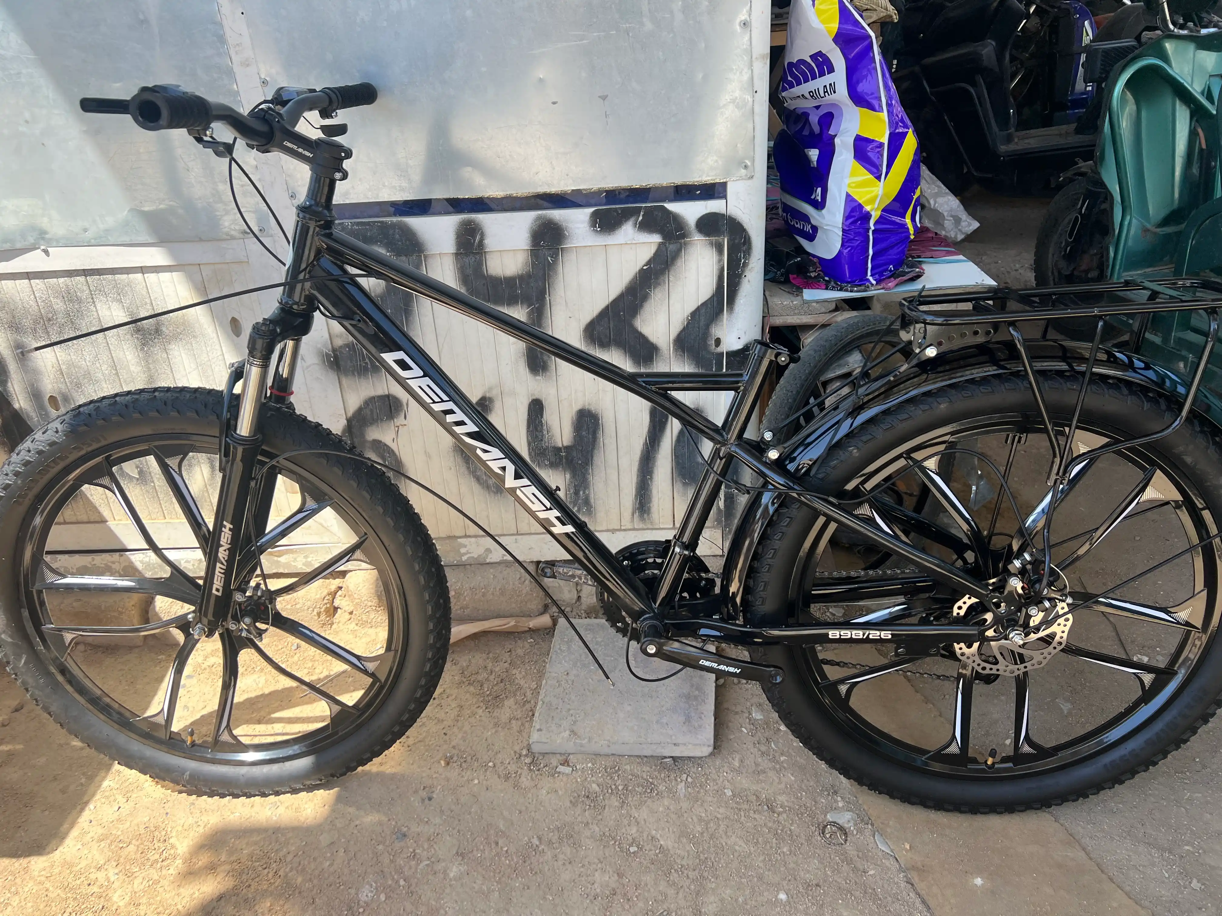 Velosiped DEMANSH, tezlikli, tog' uchun 3.0 balon, sakadiskalar
