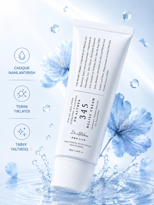 Dr. Althea 345 Relief Cream, успокаивающий и увлажняющий крем для лица