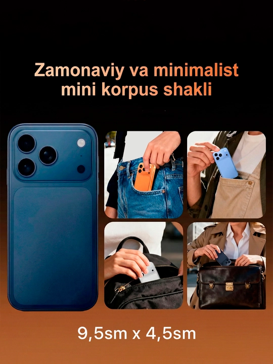 Sensorli smartfon, 4,5 dyumli ekran, kichik bolalar uchun mini-telefon, Android 2/16 GB