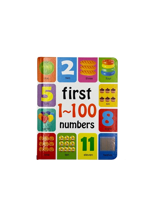 Bolalar uchun ingliz tilida 1–100 sonlarni o‘rgatuvchi kitob 1-100 Numbers - 
