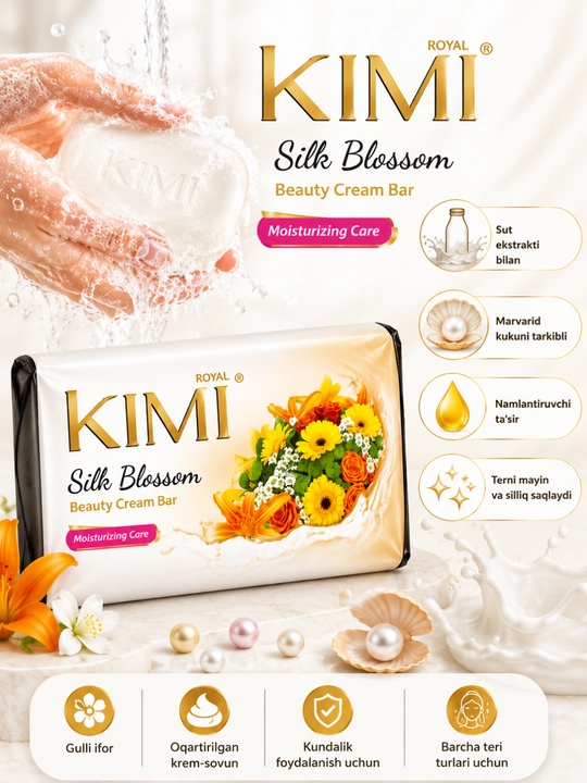 KIMI Silk Blossom atirli sovun - 