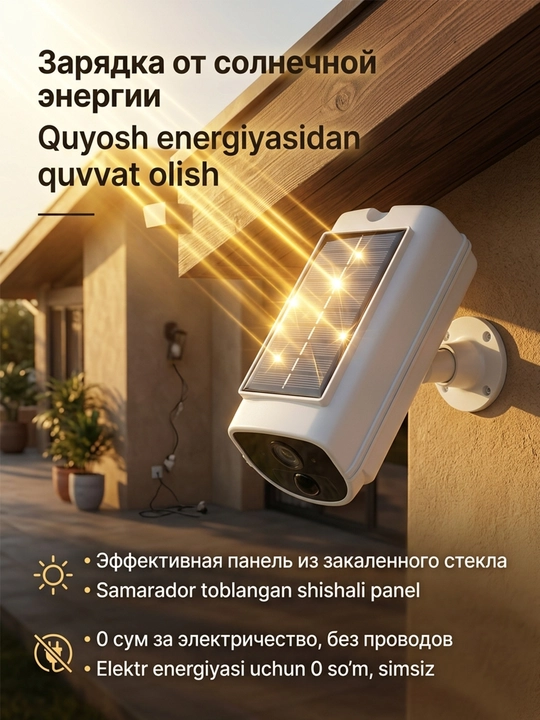 Harakat sensori va masofadan boshqarish pulti bilan jihozlangan