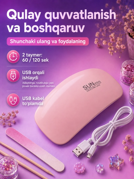 УФ лампа для смолы, ультрафиолетовая лампа для эпоксидной смолы, УФ фонарик