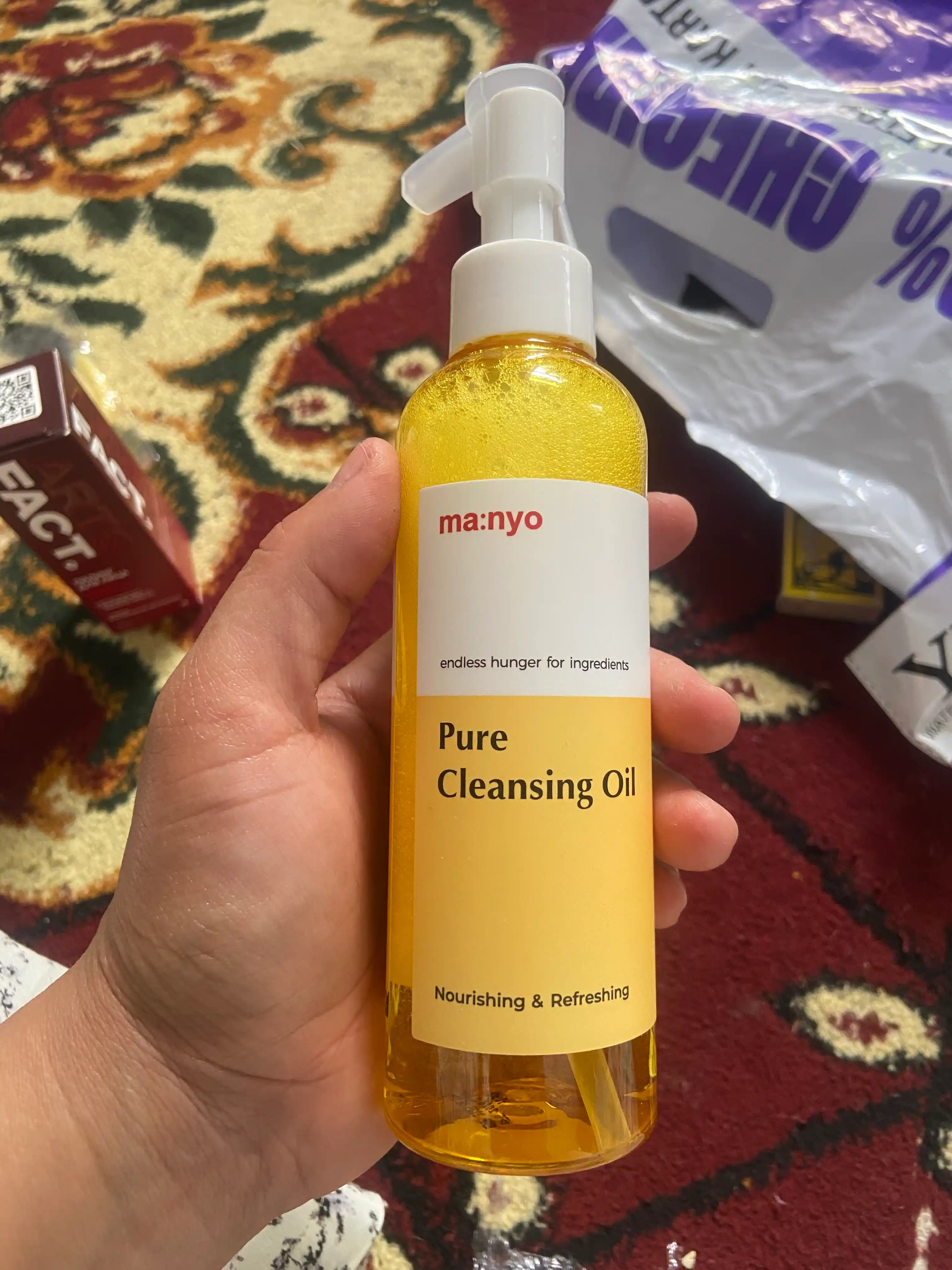 Gidrofil moyi Manyo, Pure Cleansing Oil, oziqlantiruvchi va yangilash, 200 ml