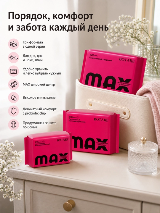 BOTARE Женские гигиенические прокладки  - 