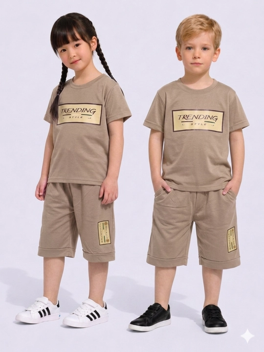 Детский комплект одежды: футболка и шорты (4, 5, 6 лет)