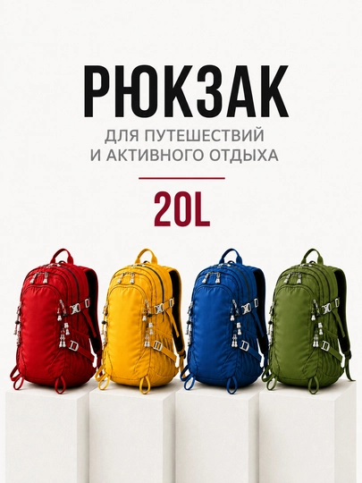 Современный и удобный рюкзак - вместительная и прочная спортивная сумка