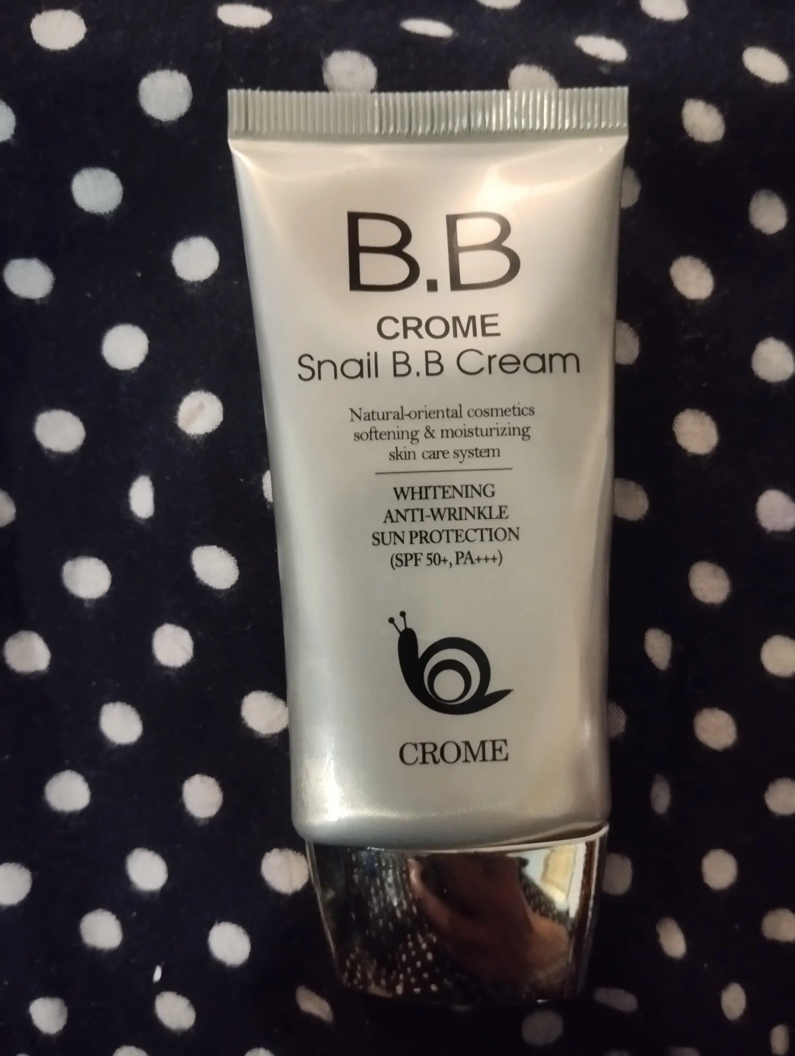 Тональный крем BB Crome Snail SPF 50+ многофункциональный, отбеливающий, 50 мл