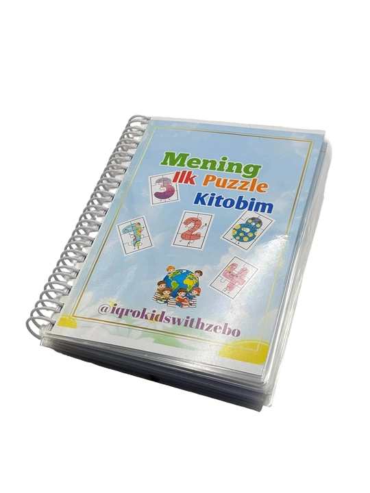 “Mening ilk puzzle kitobim” – Bolalar uchun ta’limiy sonli puzzle albomi