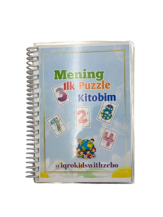 “Mening ilk puzzle kitobim” – Bolalar uchun ta’limiy sonli puzzle albomi - 