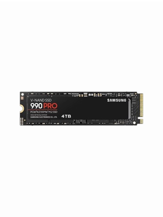SSD M.2 4TB Samsung 990 PRO with Heatsink NVMe PCIe Gen4 x4 7450MB/s 2280 V-NAND MZ-V9P4T0 - 