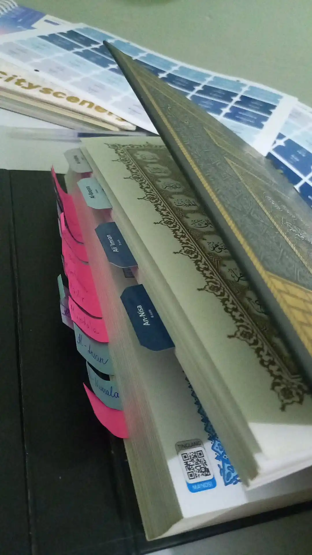 Qur'on yorliqlari, Qur'on surasi stikerlari, Qur'on surasi stikerlari