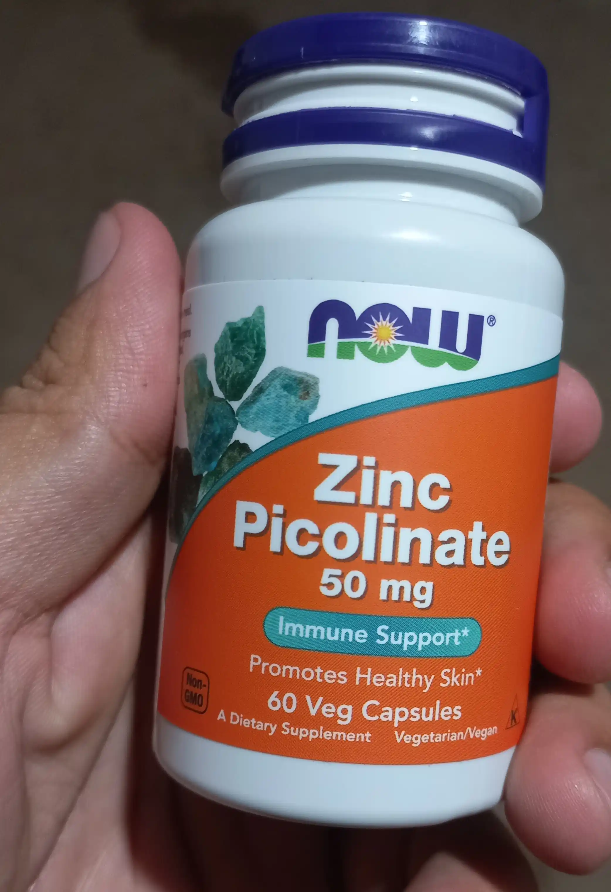 NOW Supplements, sink 50 mg, halol