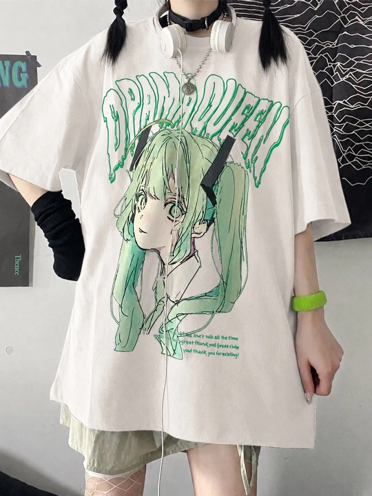 Женская oversize футболка Rubi&Jons — 100% мягкий хлопок, принт, унисекс модель
