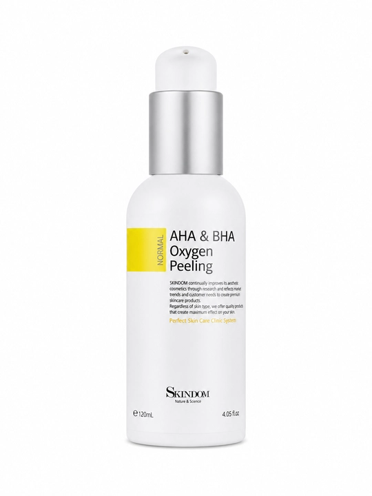 Skindom AHA & BHA Oxygen Peeling, кислородный пилинг для лица, 120 мл - 