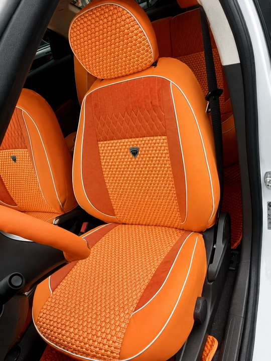 Чехол для автокресел Alfa-New, сидение кожаный и тканевый Lacetti, Damas, Cobalt, Spark