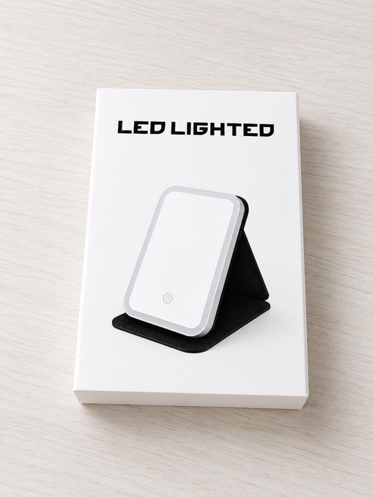 LED yoritgichli makiyaj oynasi – 3 yorug'lik rejimi, USB zaryad, sensor boshqaruv