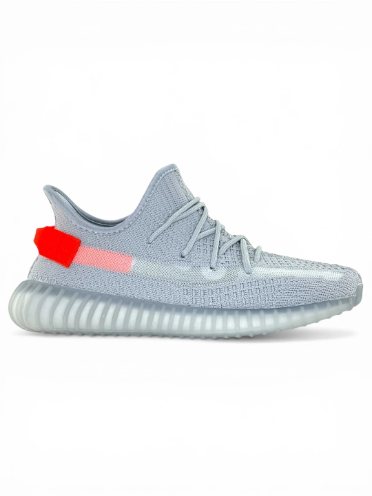 Erkaklar va ayollar uchun yengil sport krossovkalari Yeezy 350 Tail Light, kulrang